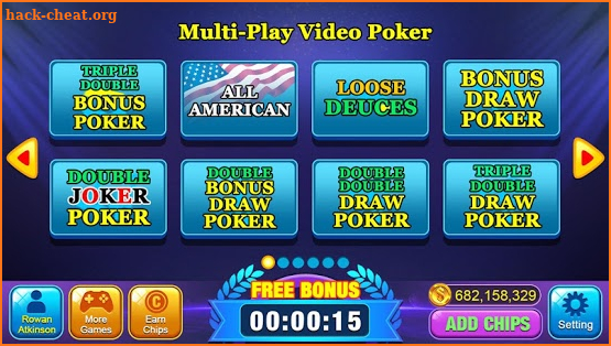 Video Poker Games - Multi Hand Video Poker Free screenshot