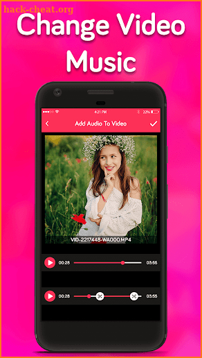 Video song changer-replace audio,music to video screenshot