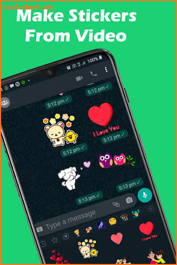 Video to Animated sticker for WA screenshot