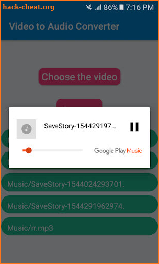 Video to Audio Converter 2019 screenshot