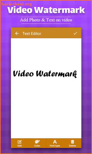 Video Watermark - Add Text, Photo, Logo on Video screenshot