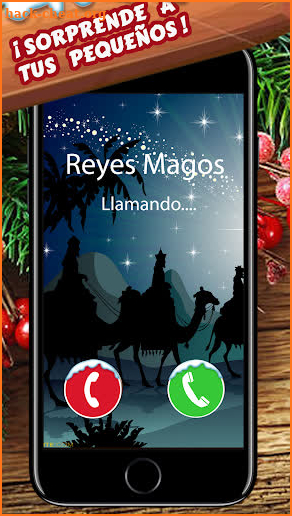 VideoLlamada Reyes Magos -Te llaman gratis Navidad screenshot