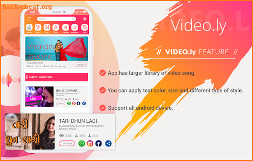 Video.ly - Lyrical Video Status Maker screenshot