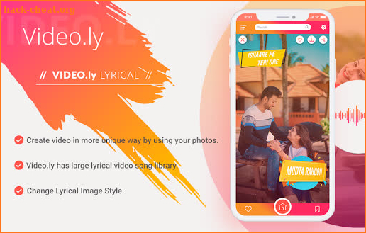 Video.ly - Lyrical Video Status Maker screenshot