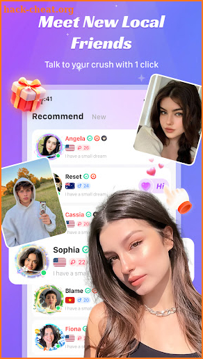 Vidzo: Live Chat & Real Friend screenshot