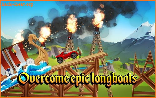 Viking Legends: Funny Car Race Game screenshot