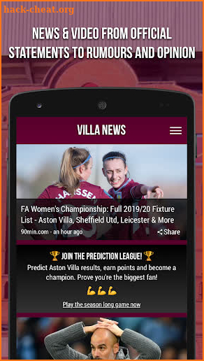 Villa News - Fan App screenshot