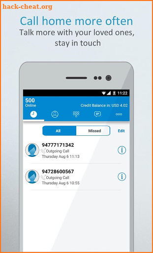 Vinota: Cheap International Calling App screenshot