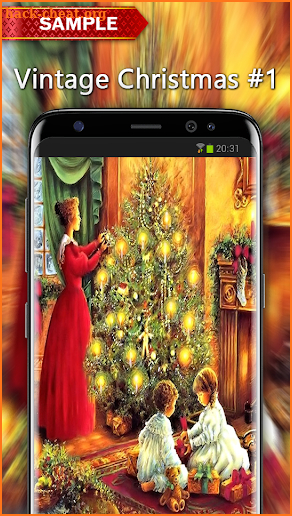 Vintage Christmas Wallpapers screenshot