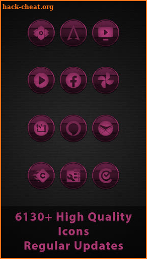 Vintage Pink Wooden Icons screenshot