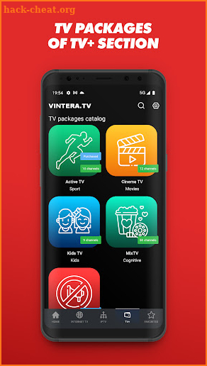 ViNTERA TV -  Online TV, IPTV screenshot