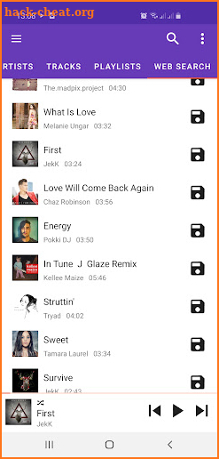 Violet Music Downloader screenshot