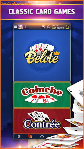 VIP Belote - French Belote Online Multiplayer screenshot