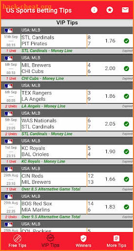 VIP Betting Tips - US Sports screenshot