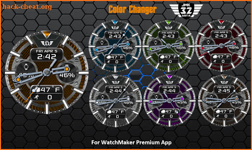 VIPER 64 Spinner watchface for WatchMaker screenshot