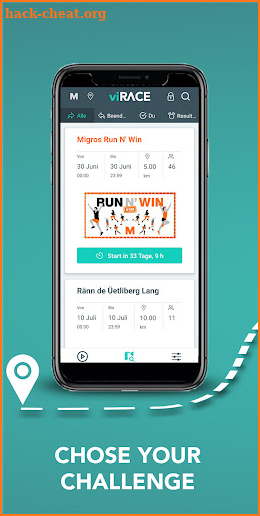 viRACE - Virtual Running And Virtual Challenges screenshot
