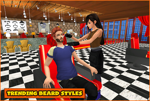 Virtual Barber The Hair Cutting Shop Game screenshot