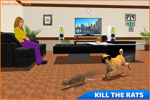 Virtual Family Pet Dog Home Adventure Simulator screenshot