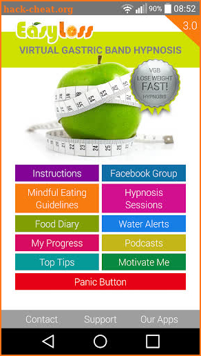 Virtual Gastric Band Hypnosis - Lose Weight Fast! screenshot