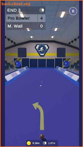 Virtual Indoor Bowls Pro screenshot