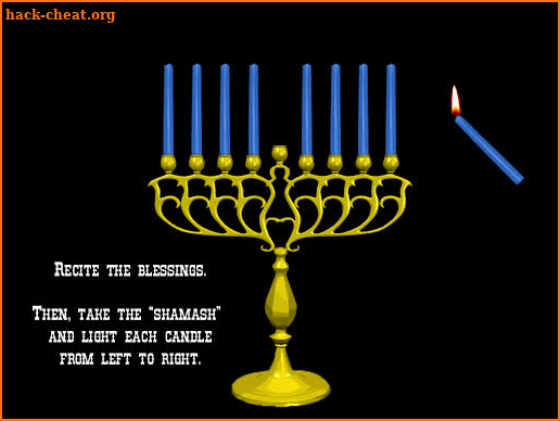 Virtual Menorah screenshot