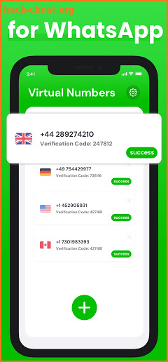 Virtual Number for WhatsApp & Business screenshot