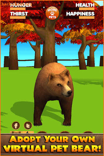 Virtual Pet Grizzly Bear screenshot