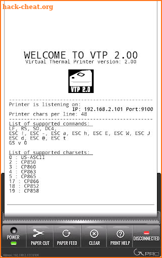 Virtual Thermal Printer 2.0 screenshot