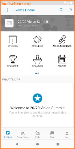 Vision 2020 Summit screenshot