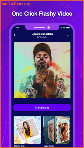 Visky - Video Status Maker screenshot