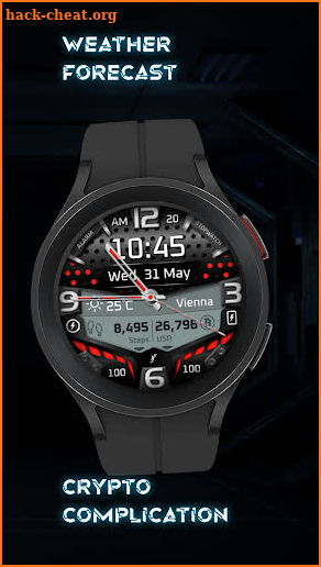 Visor Watch Face screenshot