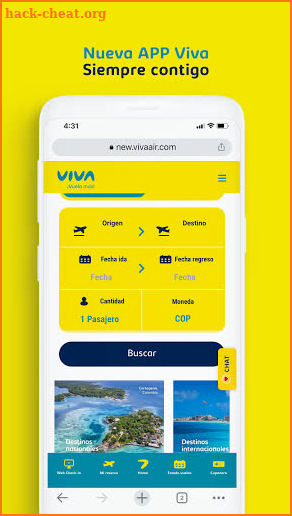 Viva air screenshot