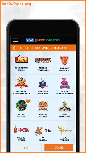 vivo Pro Kabaddi screenshot