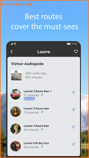 Viztour: Louvre, Orsay, Pompidou Guide screenshot