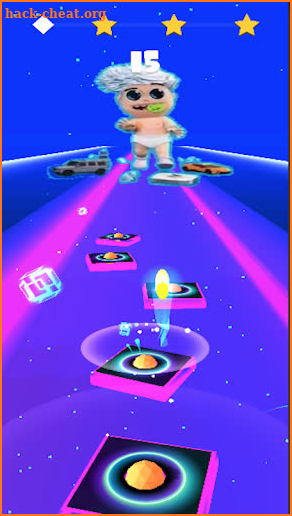 Vlad bumaga A4-Kids Dancing Tiles Hop screenshot