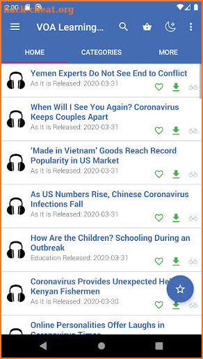 VOA Learning English Listening & Speaking screenshot