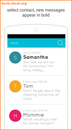 Voca: Handsfree Text by Voice screenshot