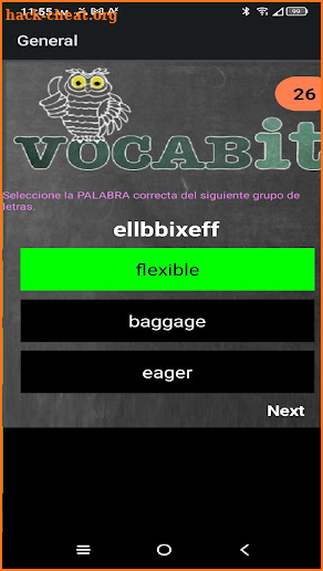 VocaBiT 6th-Col. Vocabulary screenshot