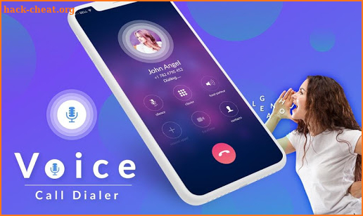 Voice Call Dialer - Free Voice Dialer App screenshot