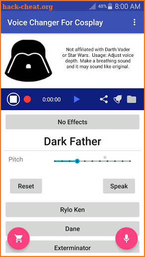 Voice Changer for Cosplay: with lapel Mic/Speaker screenshot