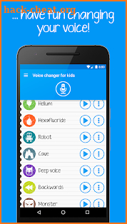 Voice changer for kids and families screenshot