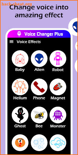 Voice Changer Plus screenshot