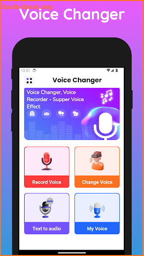 Voice Changer Pro screenshot