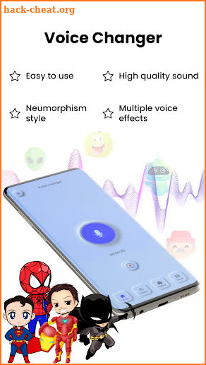 Voice Changer - Sound Effects & Audio Editor free screenshot