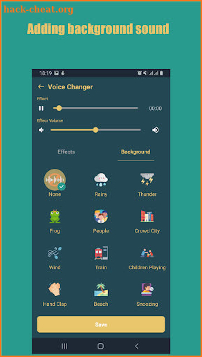 Voice changer - Voice editor screenshot