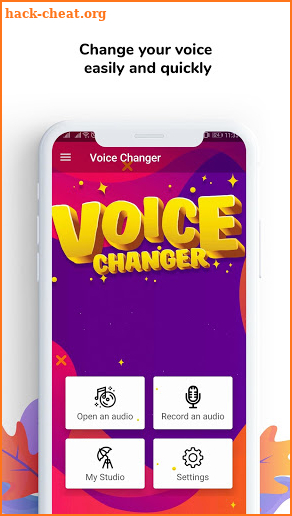 Voice Changer, Voice Recorder Editor With Effects screenshot