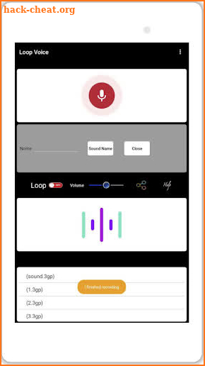 Voice Loop screenshot