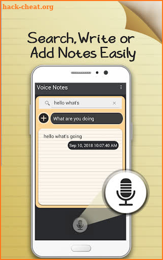 Voice notes - voice to text converter screenshot