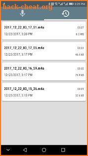 Voice Recorder 2018 screenshot