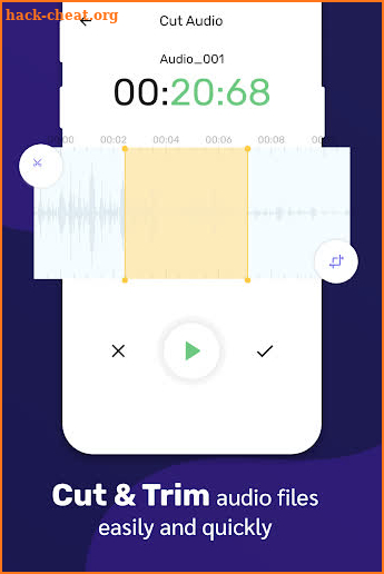 Voice recorder app : Audio editor - Best recorder screenshot